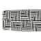 Jonathan Adler x Michaels 4.25" x 15" Black & White Geometric Metal Tray